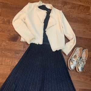 Cream Channel Inspired Blazer